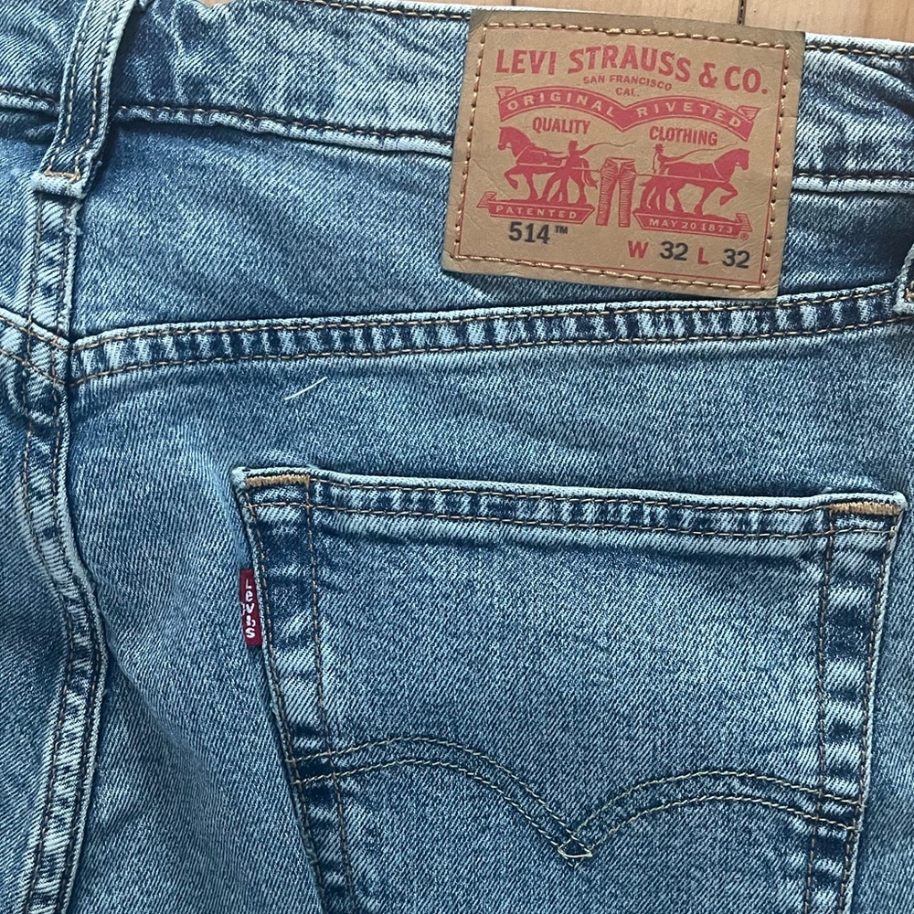 Classic Blue Levi’s 514 Denim Jeans 32 x 32